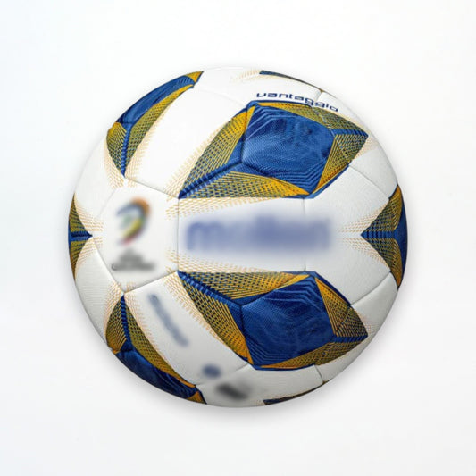 StarKick 4-Layer Football with its dynamic blue, gold pattern